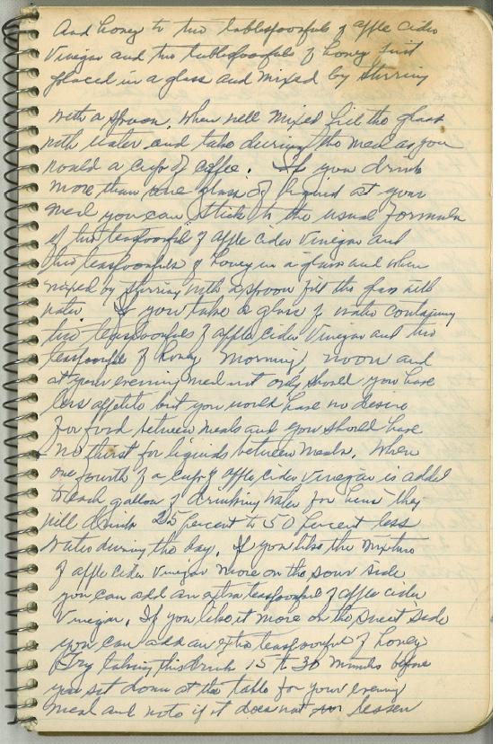 Dr. Jarvis' Notebook-Page 1
